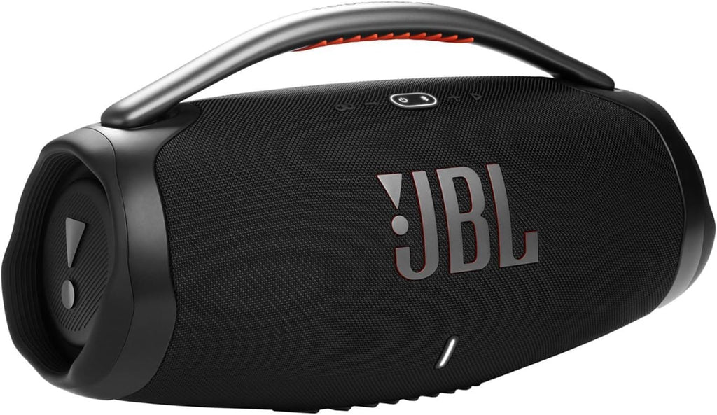 JBL Boombox 3 Wireless Bluetooth Portable Speaker – Black | IP67 Waterproof & Dustproof | 24-Hour Battery Life