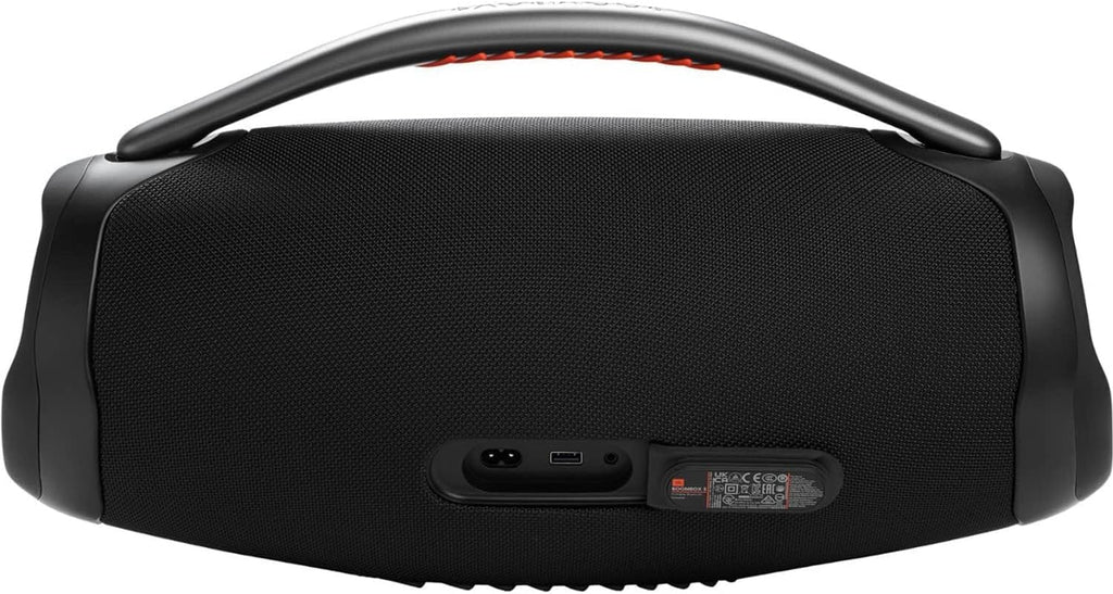 JBL Boombox 3 Wireless Bluetooth Portable Speaker – Black | IP67 Waterproof & Dustproof | 24-Hour Battery Life