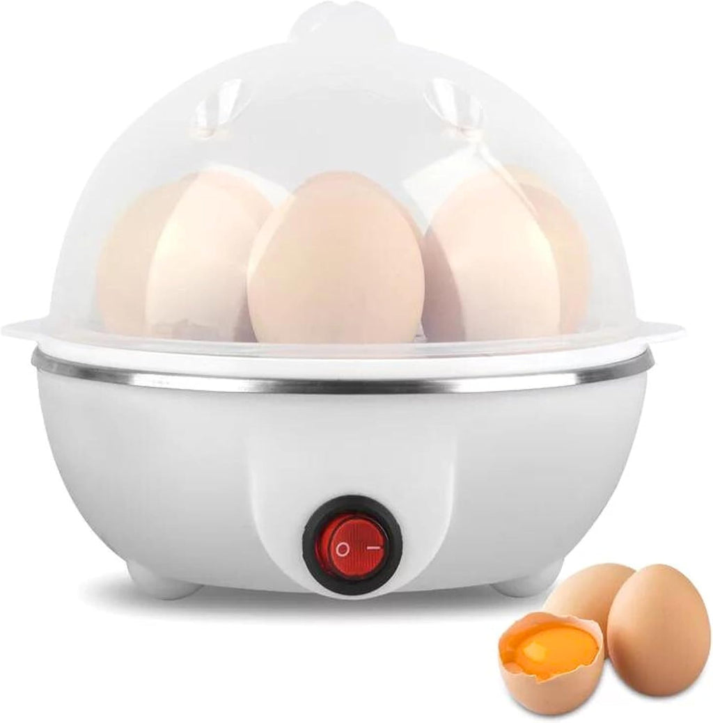 350W Electric Egg Boiler & Steamer – 7-Egg Capacity | Auto Shut-Off, Multi-Functional Cooker