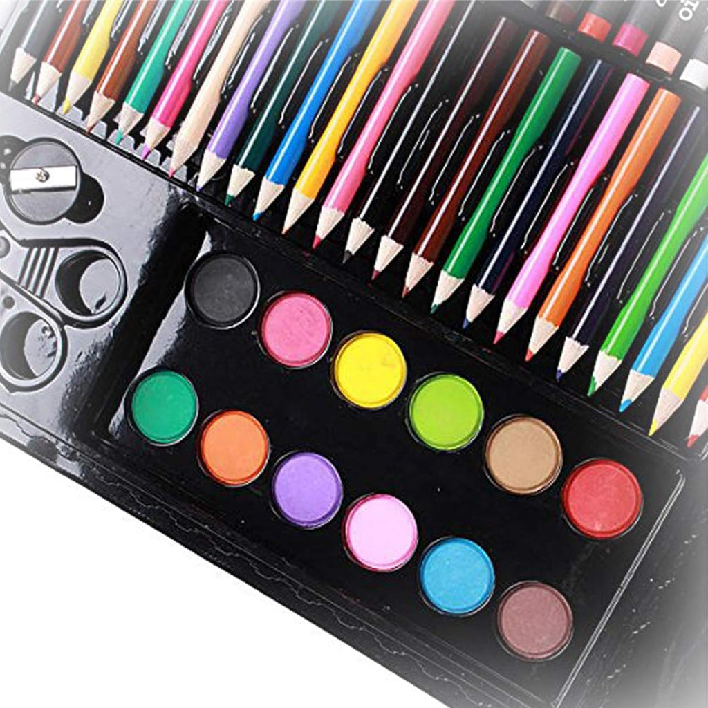 Kids 150-Piece Deluxe Art & Craft Set with Carrying Case – Complete Drawing & Painting Kit for Creative Exploration