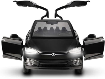 Tesla Diecast Model Car with Sound & Light – 1:24 Scale Alloy Pull-Back Toy for Kids & Collectors