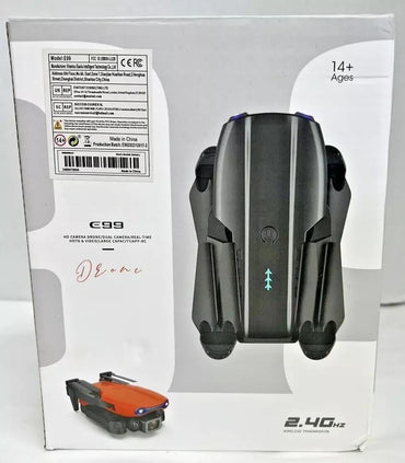 E99 Pro Mini Drone with 4K HD Dual Camera – Obstacle Avoidance, Foldable Design, Height Hold, App Control